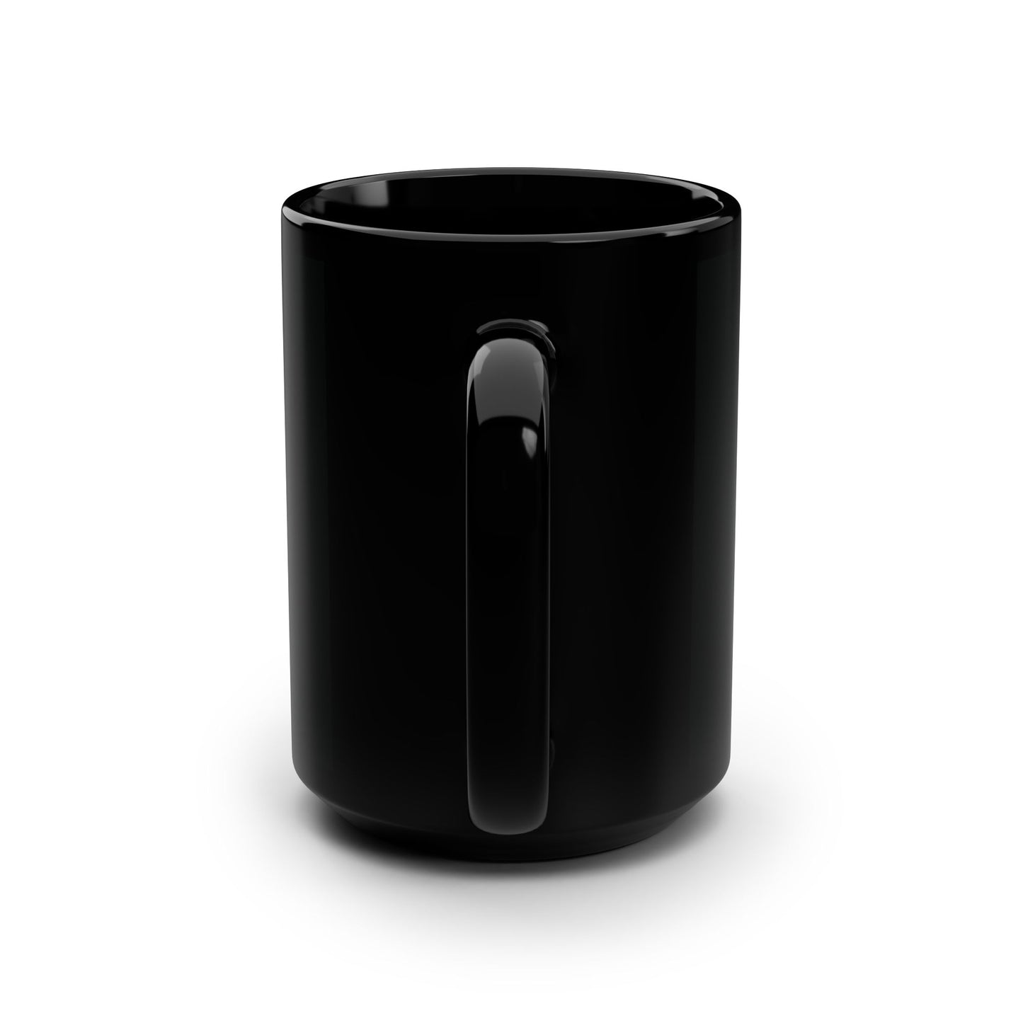 Tired & Triggered Podcast Mug - 15oz Black Coffee Cup